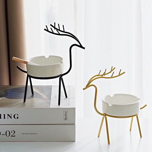 Nordic deer creative ashtray