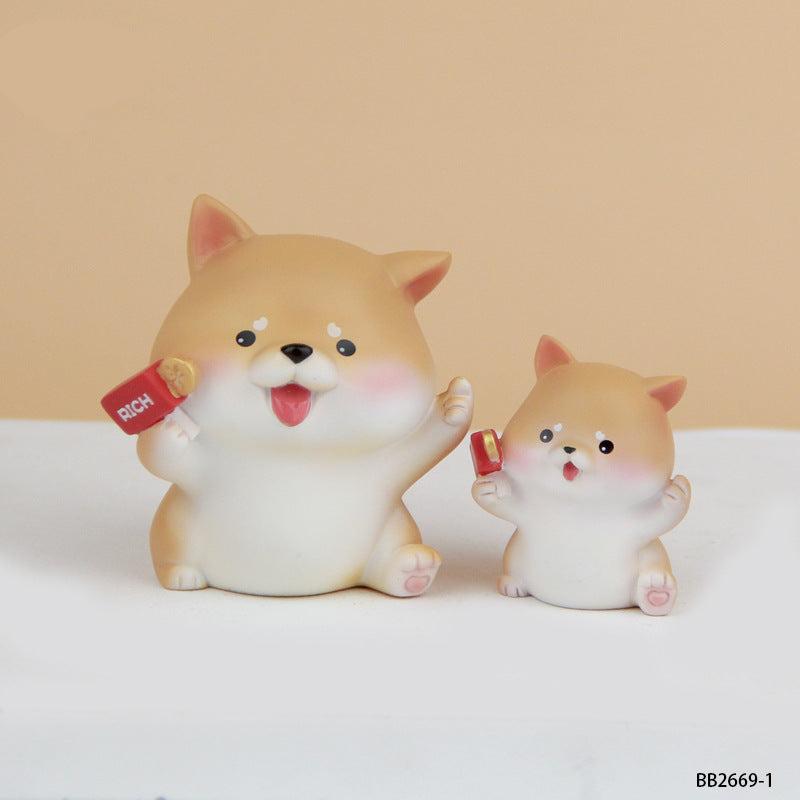 Lucky Shiba Inu small ornaments