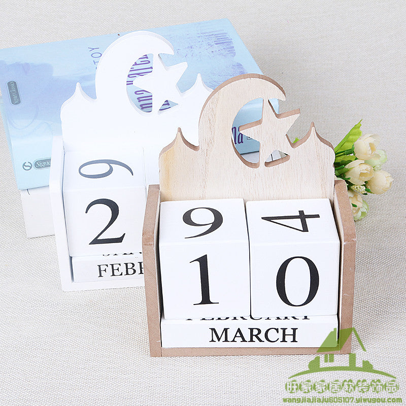 Calendar card ornaments creative office home decorations